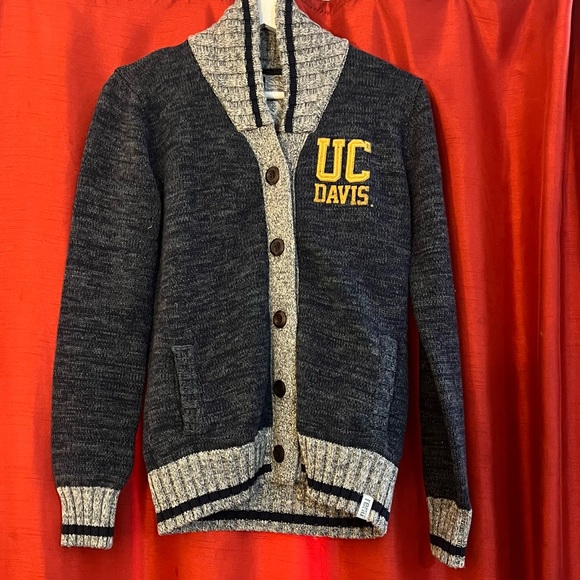 Bruzer Jackets & Blazers - PREOWNED | UC Davis Shawl Collar Button-Up Cardigan – Bruzer Renu – Size S